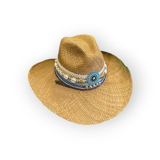Sombrero Panama Beige modificado