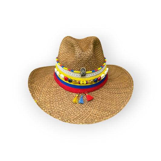 Sombrero Playero Colombia Cafe